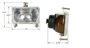 1693943M93 Headlight Assembly Pair - Massey Ferguson Tractor